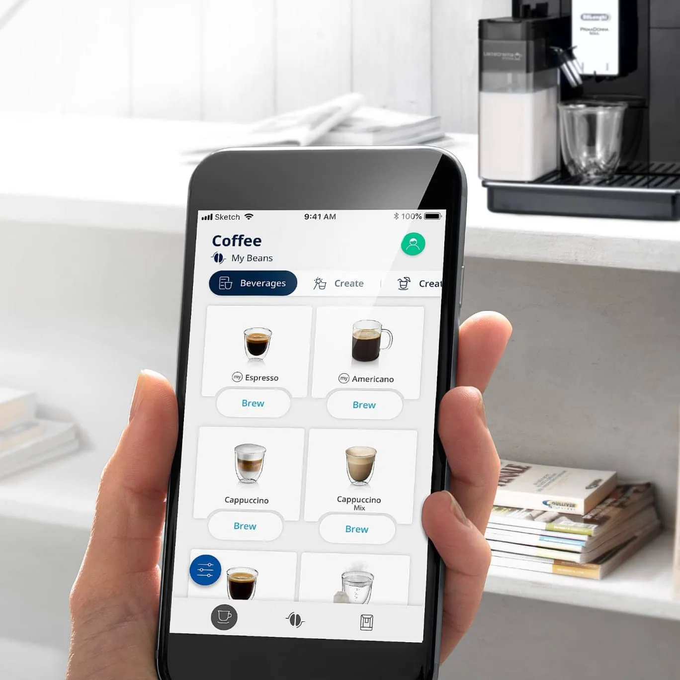 ការកំណត់ម៉ាស៊ីនកិនគ្រាប់កាហ្វេ